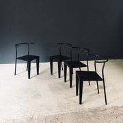 Postmodern Dr. Glob Dining Chairs by Philippe Starck for Kartell, Italy, 1980s, Set of 4