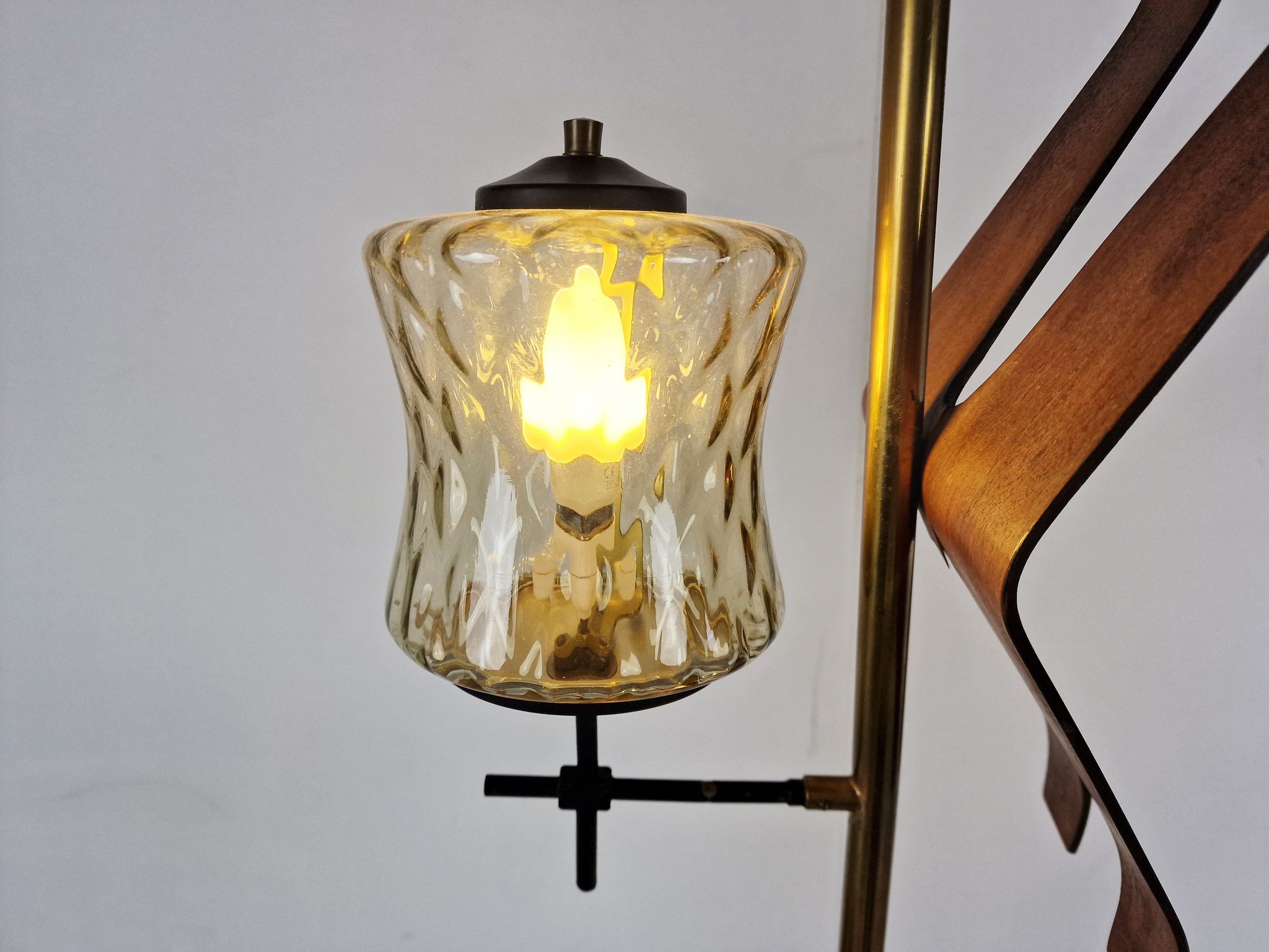 Lampadaire italien du milieu du siècle, années 1950