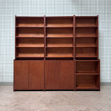Vintage teak library from the 1960s.