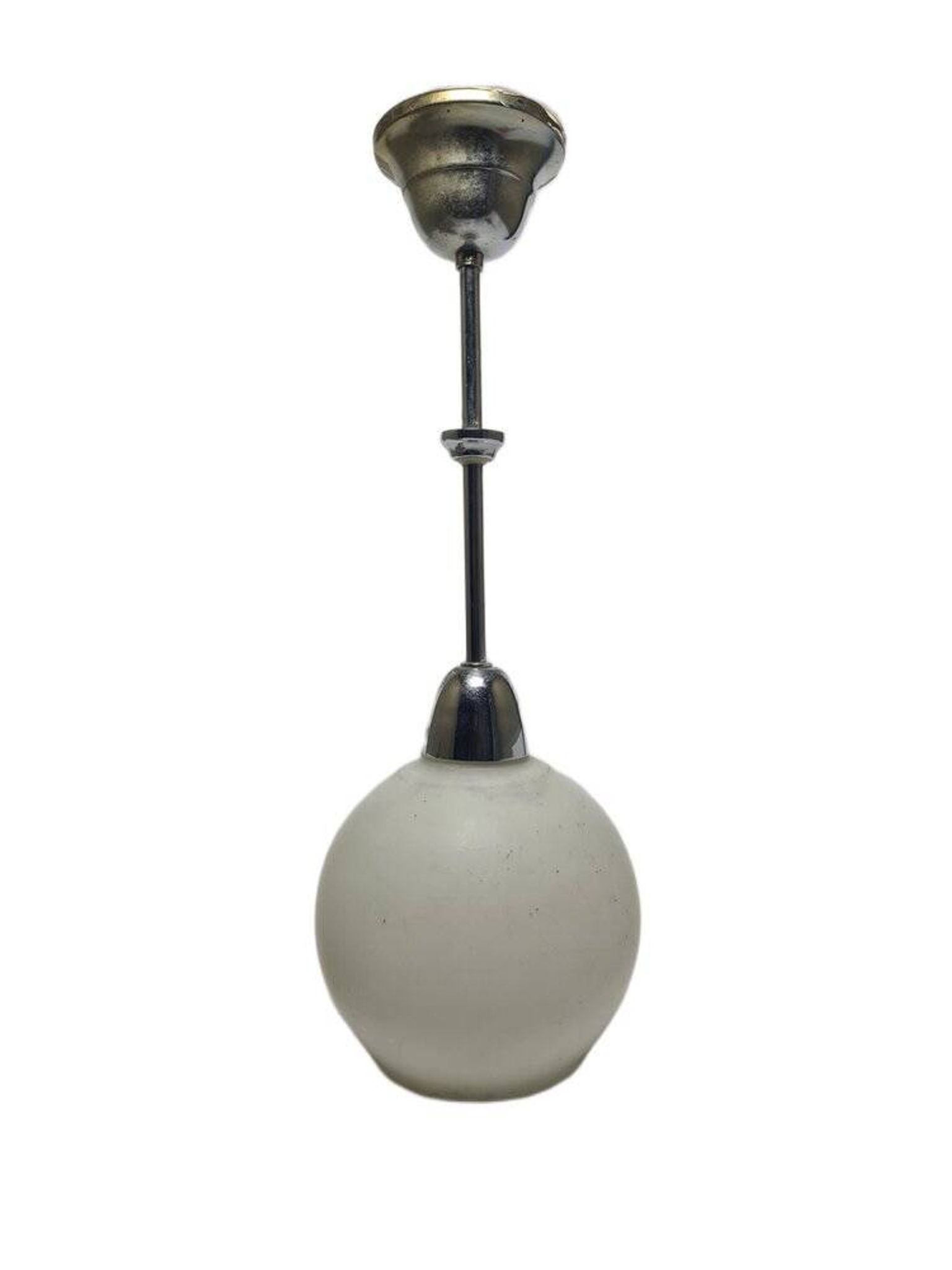 Lampe suspendue Art Déco, Pologne, années 1950