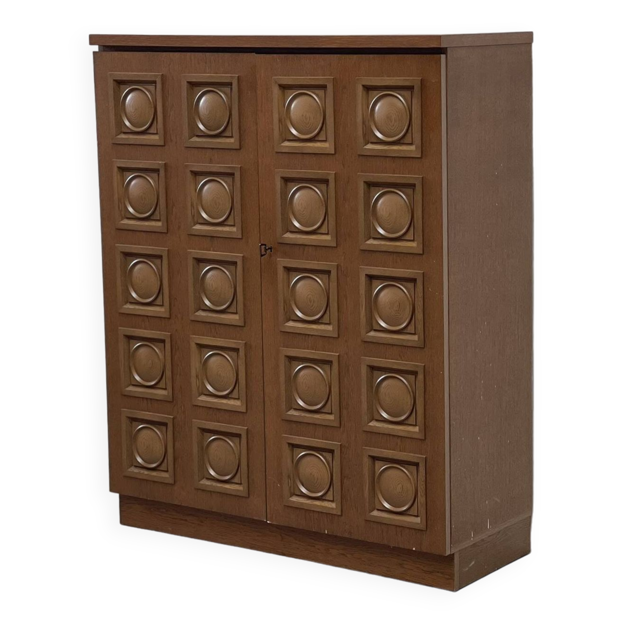 Vintage  brutalist bar cabinet, 1970