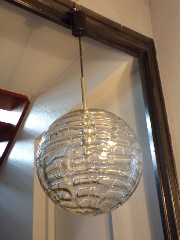Suspension Doria boule verre Murano