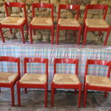 Four chairs Carimate Vico Magistretti Cassina