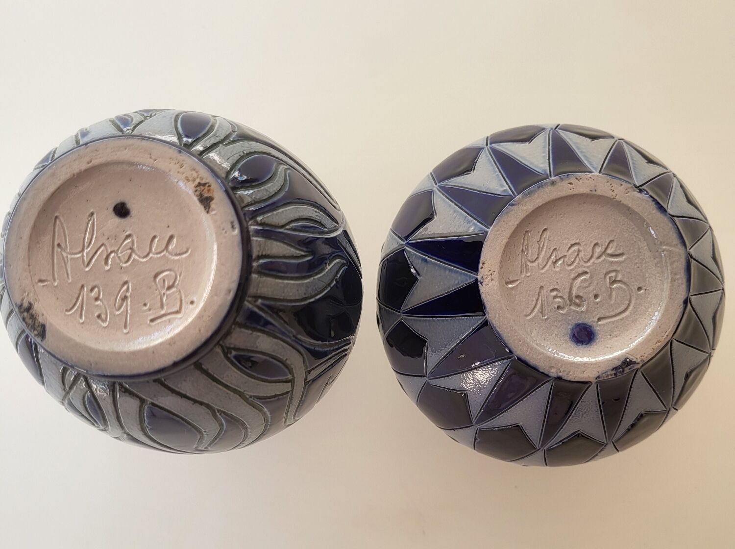 Lot de 2 vases alsaciens