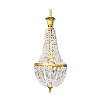 Grapevine balloon chandelier " hollywood regency " 50