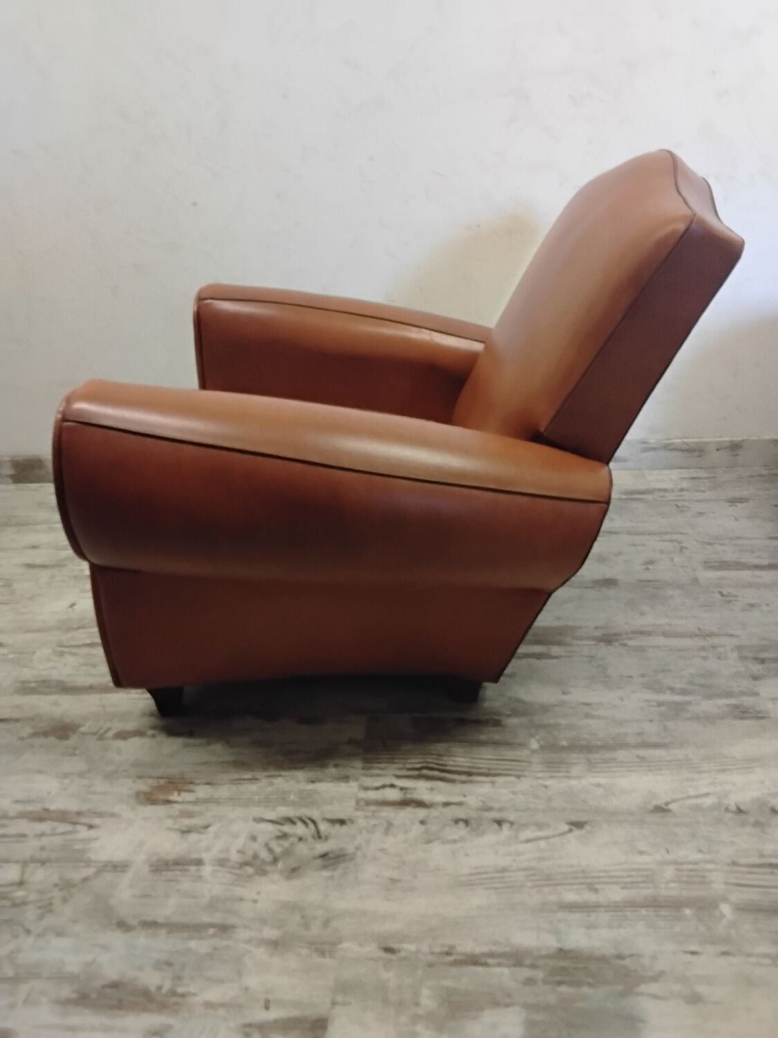 Pair of club armchairs