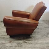 Pair of club armchairs