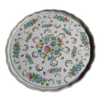 Plat de service en porcelaine de limoges