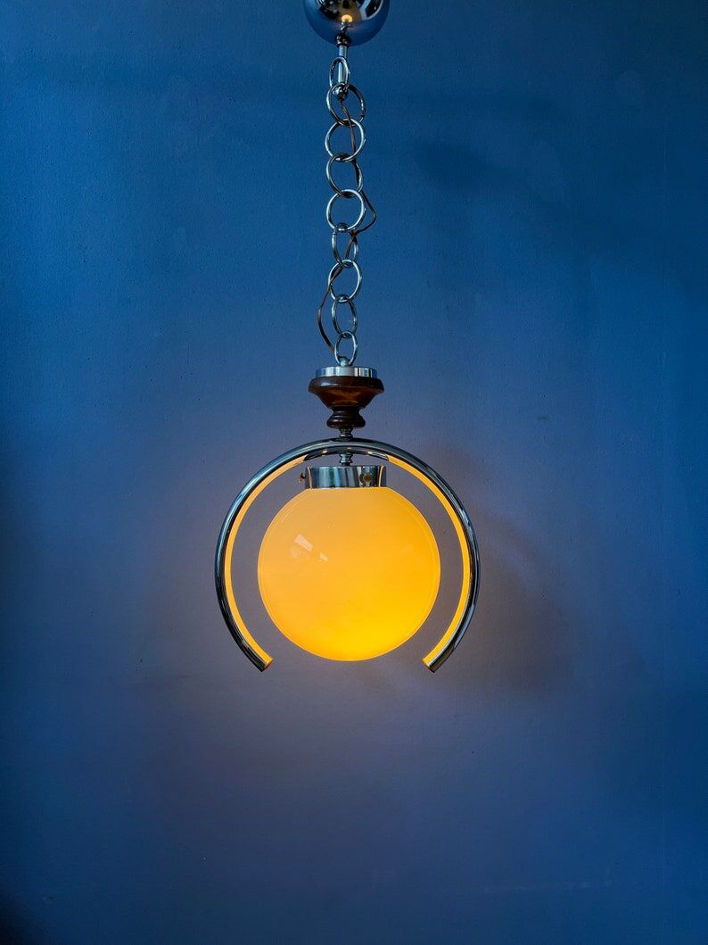 Italian Mazzega pendant lamp in Murano glass