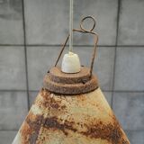 Lampe en métal, style industriel, années 50