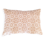 Coussin Lin et coton crochet