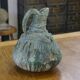 Designer ceramic vase in terracotta signed 1968
