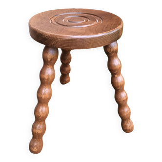 Beech tripod stool