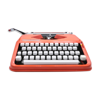 New orange baby typewriter
