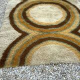 Tapis pop psyché en laine signé Højer Eksport Wilton, Denemark 1970