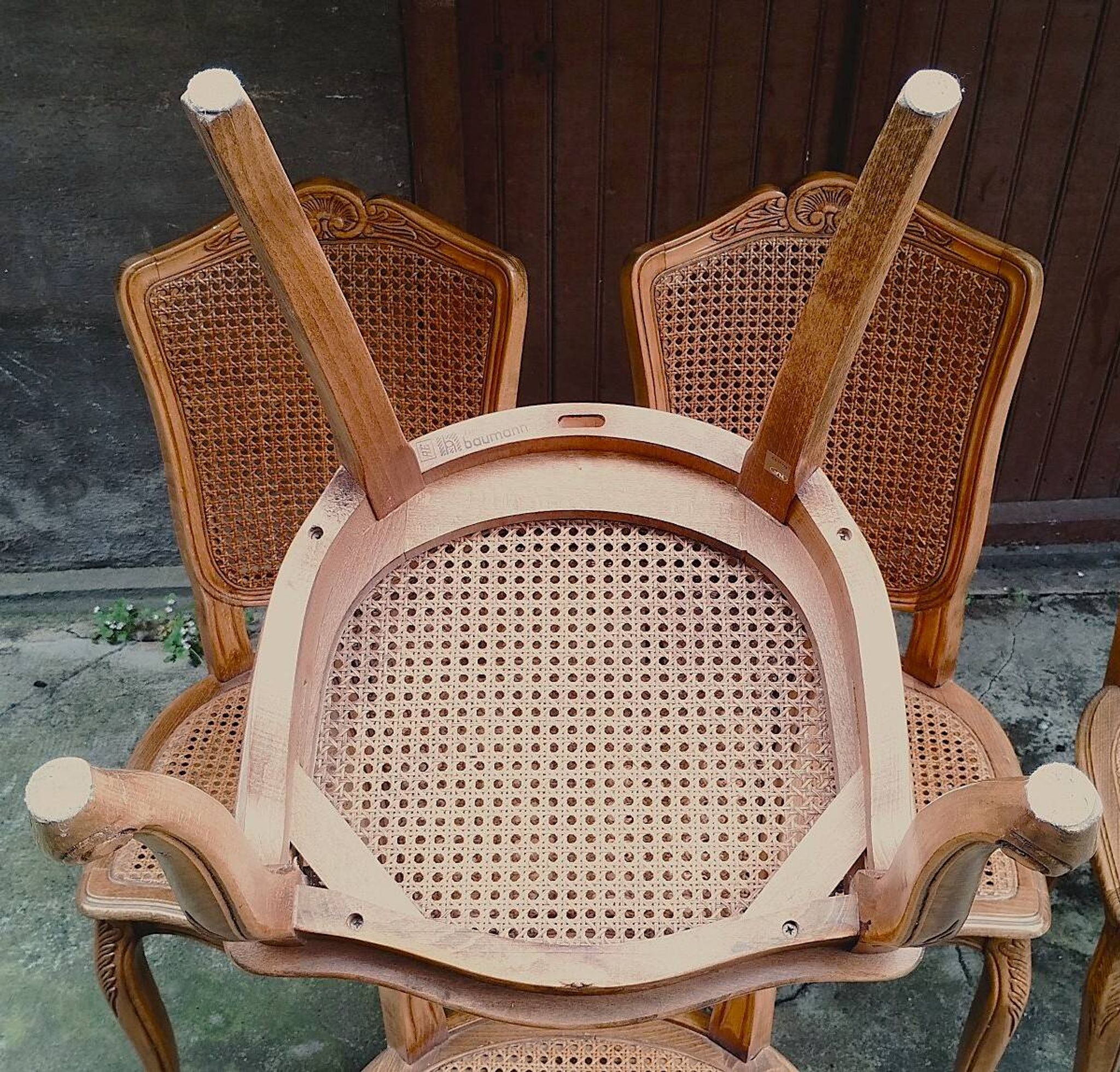 Set of 5 Baumann chairs