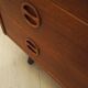 Commode en teck, design danois, années 1960, production : Danemark