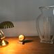 Vintage shell bedside lamp design 80 brass solid