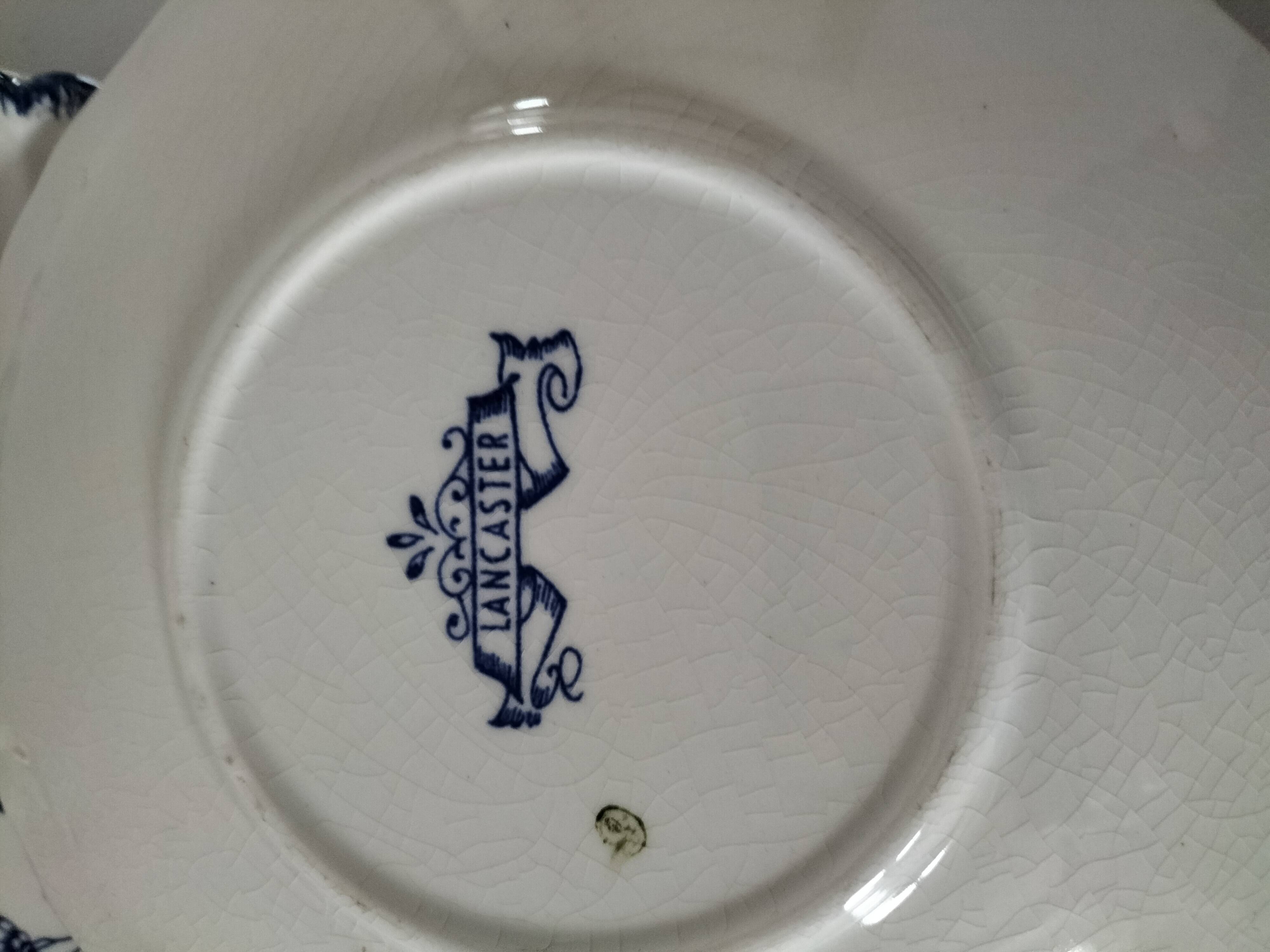 3 assiettes Lancaster