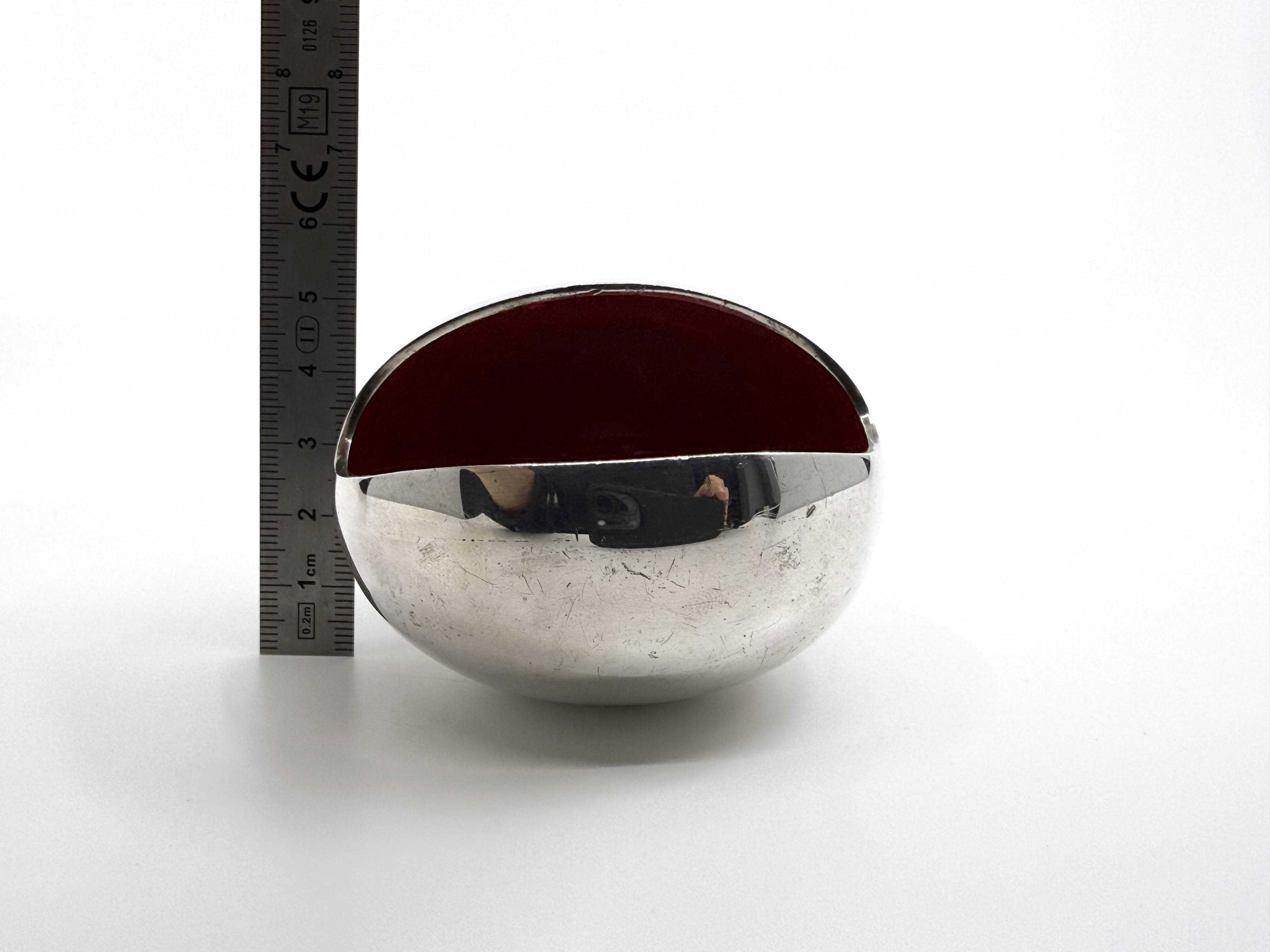 Cendrier moderniste "the smile" • Hans Bundle pour Carl Cohr • Danemark 50s