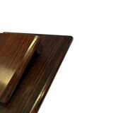 Vintage plant table small side table with rosewood tiles