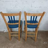 Two refurbished bistro chairs
