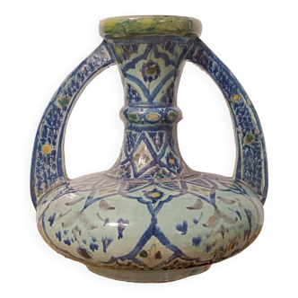 Ceramic vase from Safi, Morocco, circa 1920.