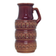 vintage brown West Germany Scheurich can vase