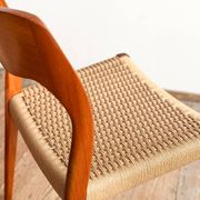 Set of 4 chairs 71 in teak by Niels O. Møller, JL Moller, Mid Century