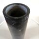 Cylindrical vase roll in black Carrara marble