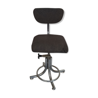Industrial chair Cannone circa 70 chrome P.T.T