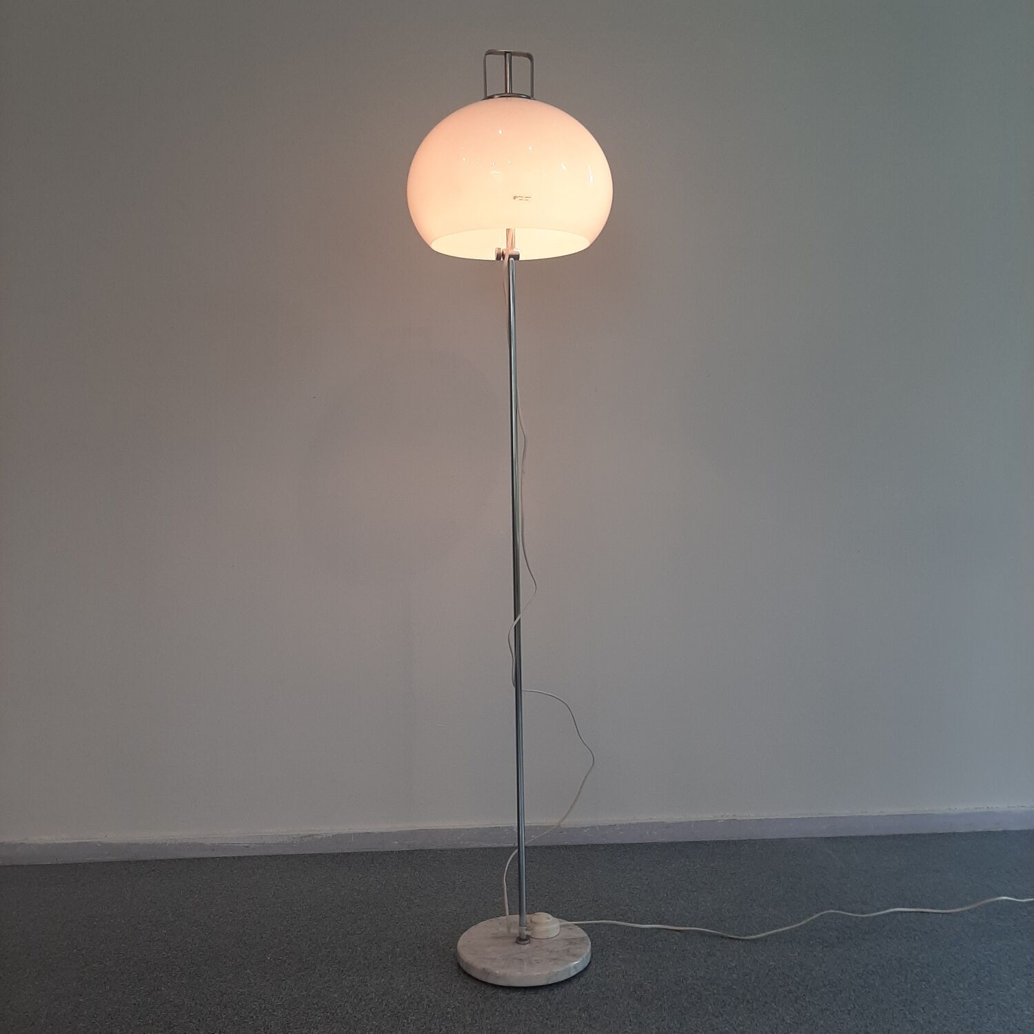 Vintage Meblo "Lucerna" floor lamp by Harvey Guzzini 70s