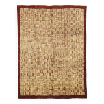 Turkish Handknotted Wool Oushak Rug 273 cm x 368 cm