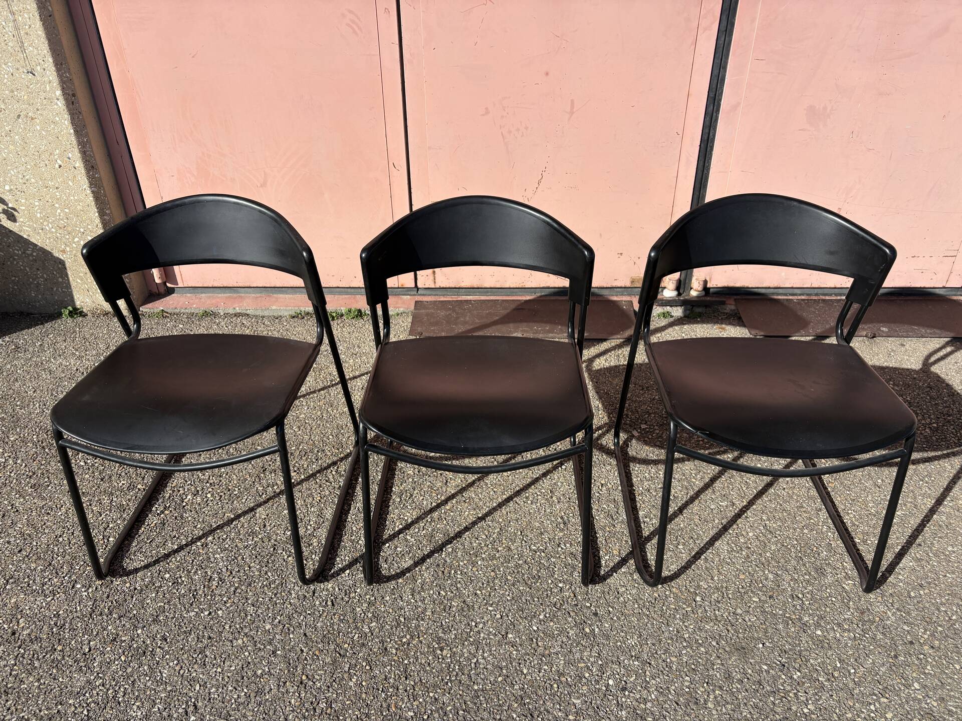 3 Chaises vintage design