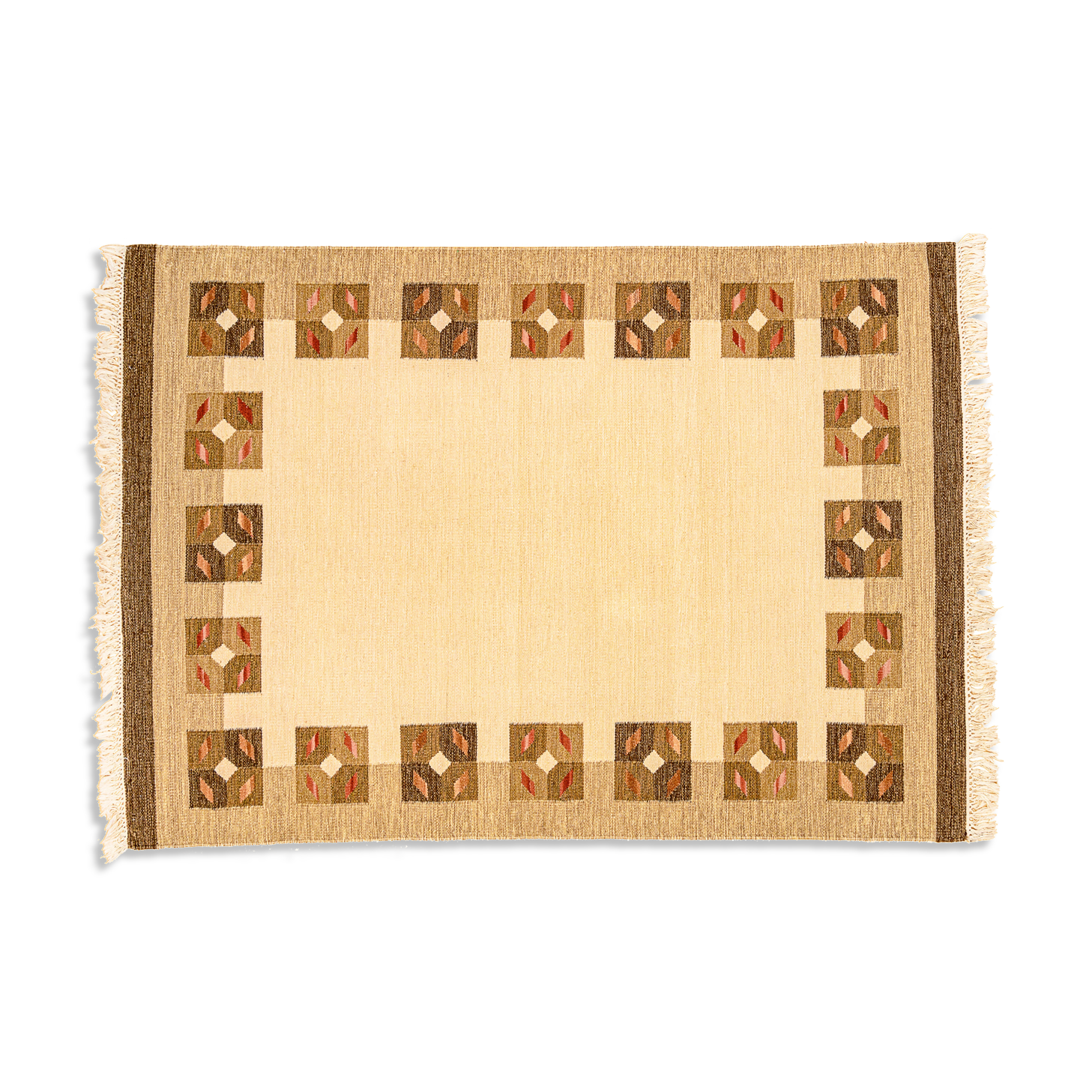 Scandinavian 20th century modern rug. 200 x 142 cm (79 x 56 in)