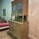 Two-body sideboard in solid oak, Art Nouveau period