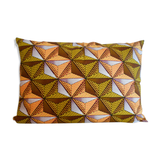 Housse coussin wax 40 cm x 60 cm