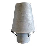 Old zinc fireplace hat