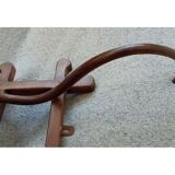 Curved wooden coat rack circa 1900