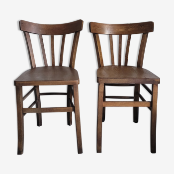 lot de 2 chaises bistrot Luterma