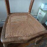 Chaise prie dieu cannage