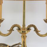 Hot water bottle lamp in solid bronze gilded louis XVI style "Lucien Gau"