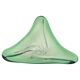 Vintage Green Crystal Bowl Val Saint Lambert 1960s