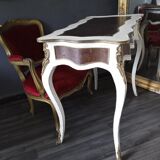 Patinated desk Louis XV style