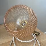 Glass globe lamp