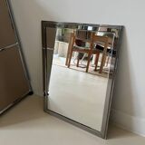 Chromed metal mirror from the 70s
