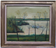 Oil painting on canvas, landscape haute indre, nantes, signed félix billard