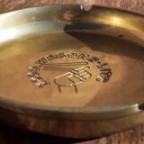 “Wagons-Lits Cook” 1930 bronze ashtray.