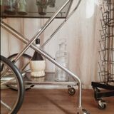 Chrome dessert table