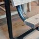 Banc métal et bois